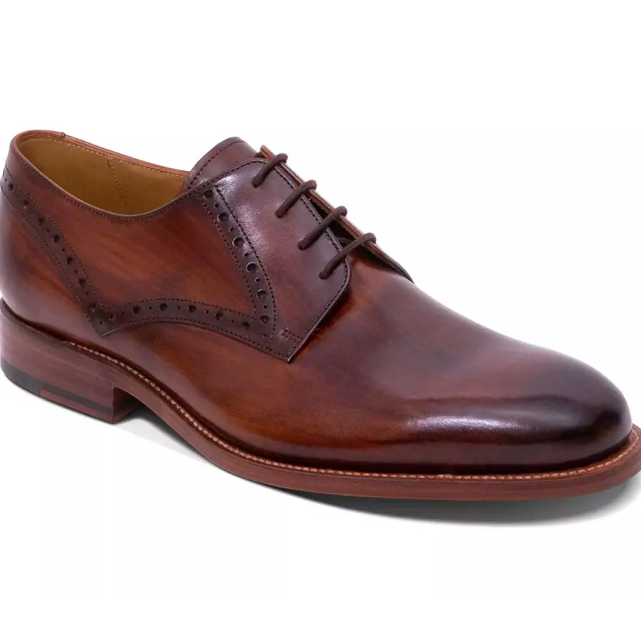 Barker Shoes BARKER Trent Shoes - Mens - Hand Brushed Brown