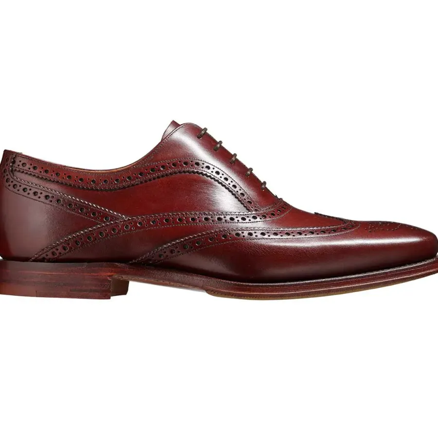barker_turing_shoes__mens_2.webp Barker Shoes BARKER Turing Shoes - Mens Oxford Brogue Shoes - Cherry Calf