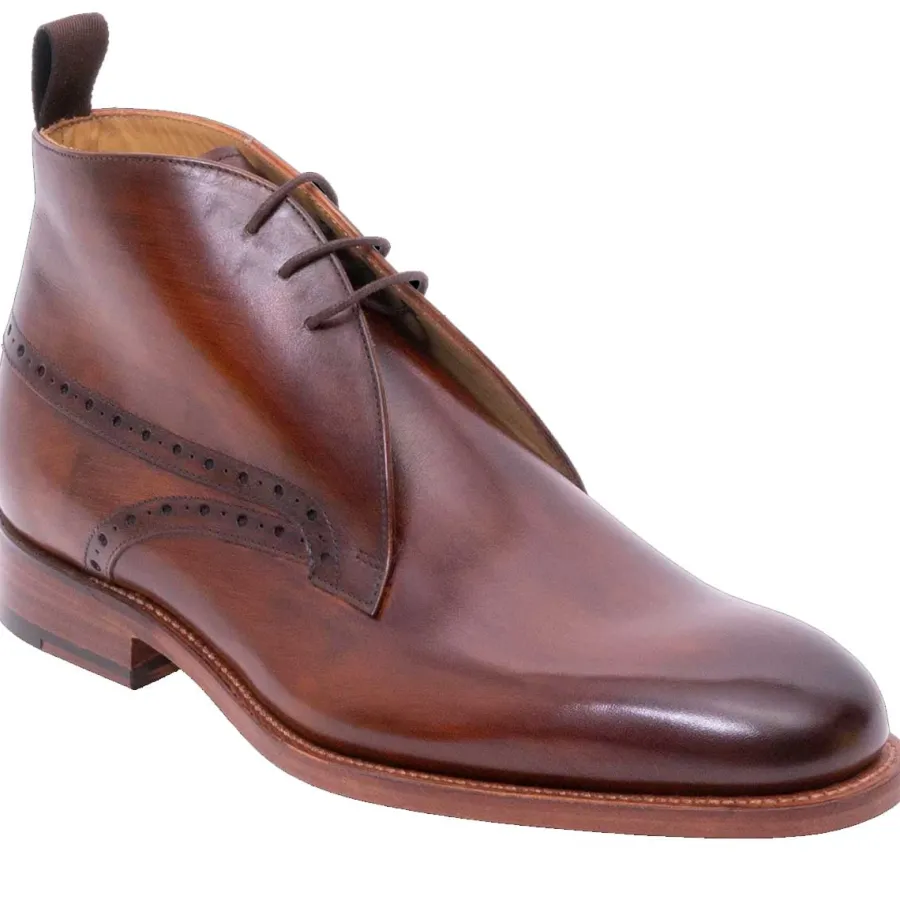 Barker Shoes BARKER Tyne Boots - Mens Chukka - Hand Brushed Brown