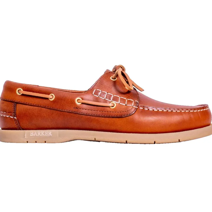 barker_wallis_deck_shoes__1.webp Barker Shoes BARKER Wallis Deck Shoes - Mens - Tan Pull Up