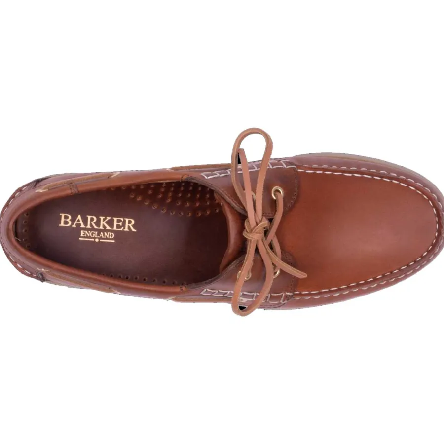 barker_wallis_deck_shoes__2.webp Barker Shoes BARKER Wallis Deck Shoes - Mens - Tan Pull Up