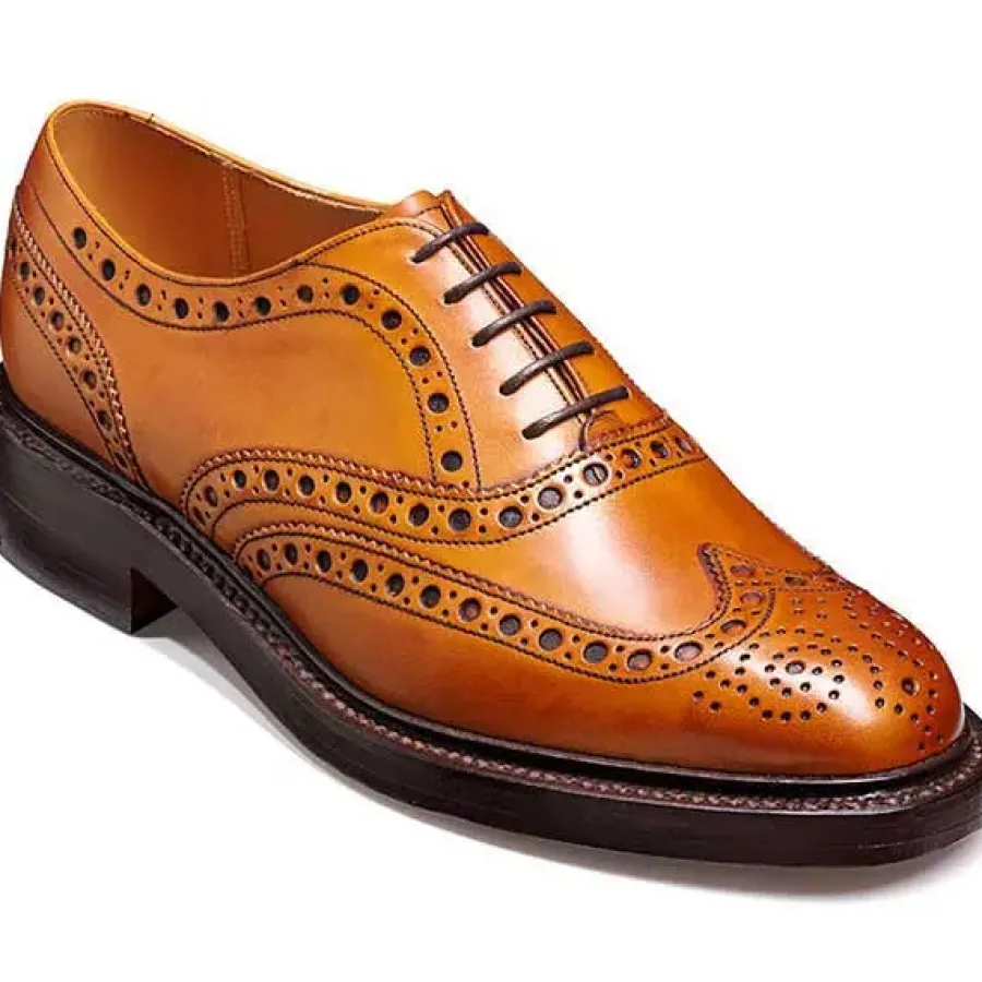 Barker Shoes BARKER Westfield Shoes - Mens Country Brogues - Cedar Calf