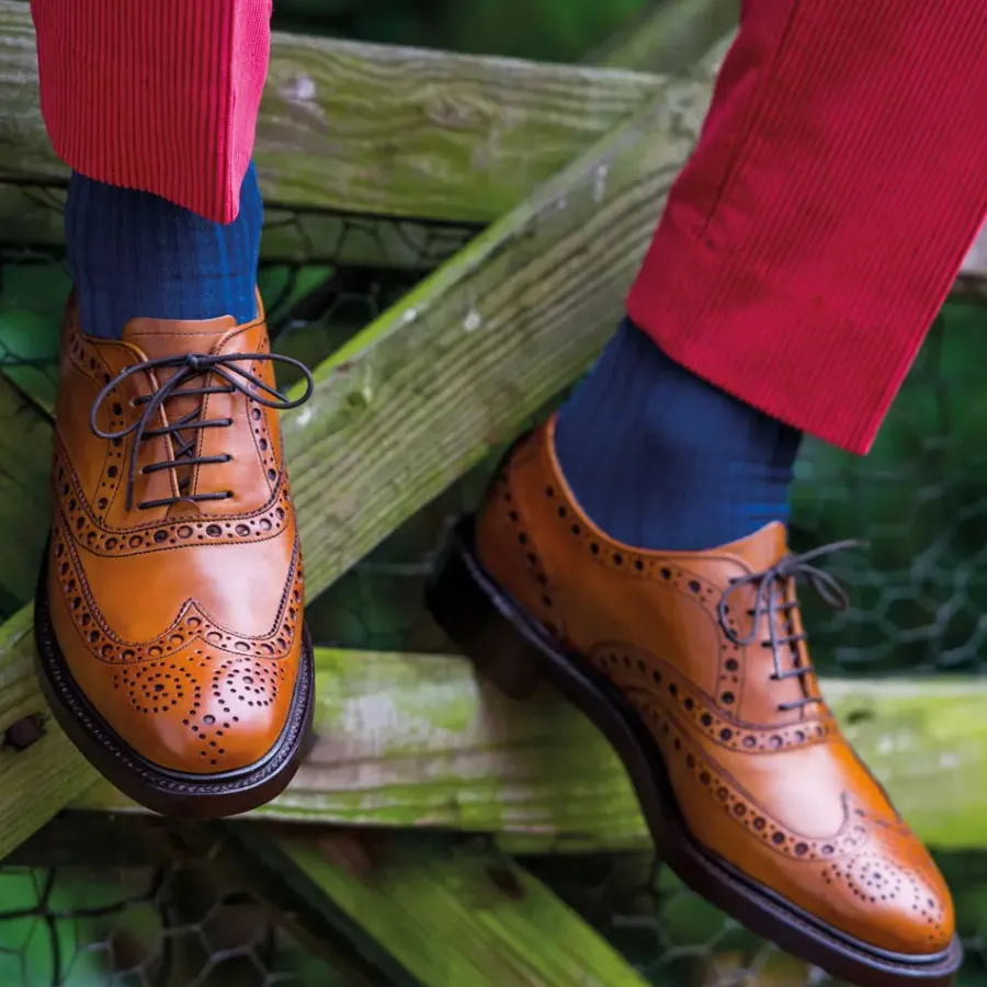 barker_westfield_shoes__m_1.webp Barker Shoes BARKER Westfield Shoes - Mens Country Brogues - Cedar Calf