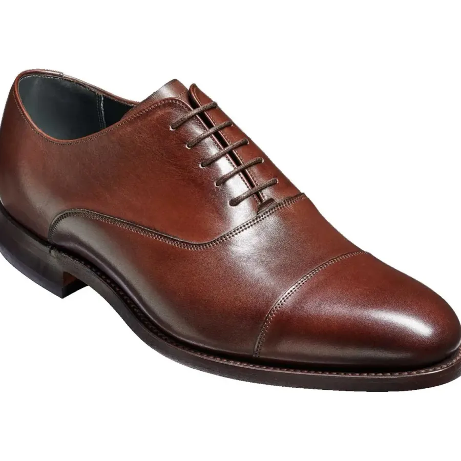 Barker Shoes BARKER Winsford Shoes - Mens Oxford - Dark Walnut Calf
