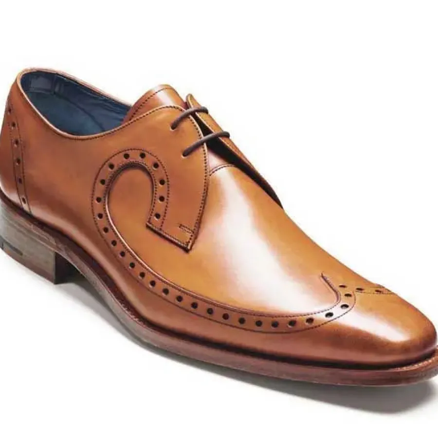 Barker Shoes BARKER Woody Shoes - Mens Brogues - Cedar Calf