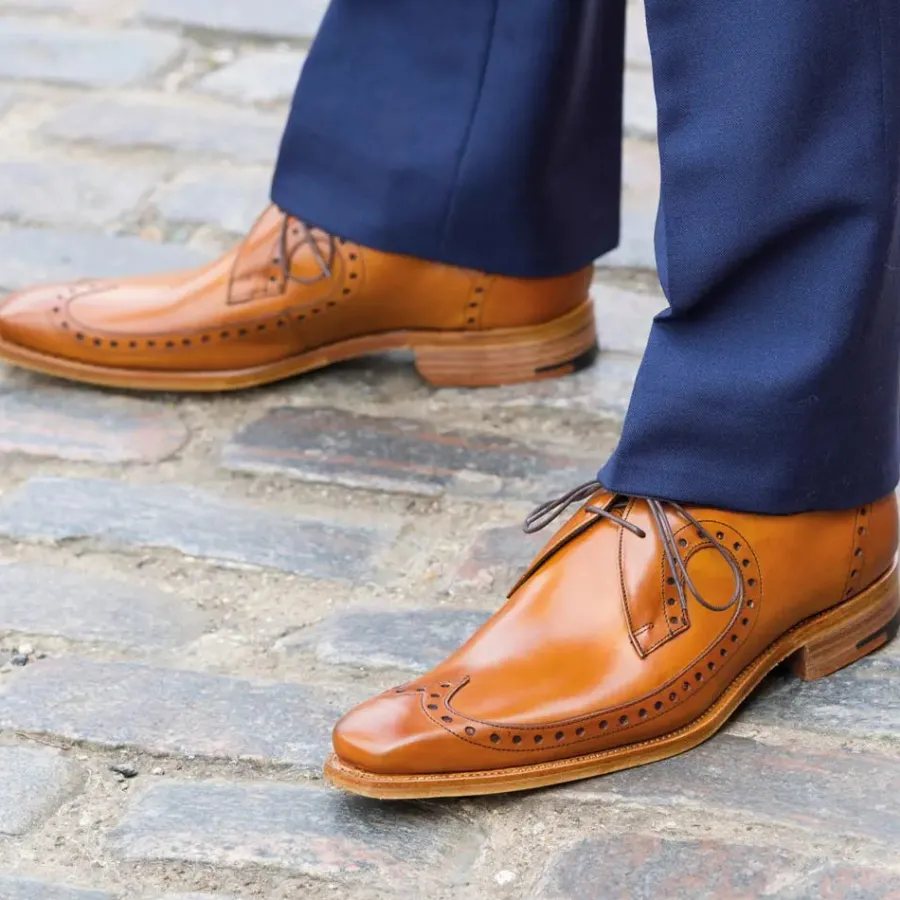 barker_woody_shoes__mens__1.webp Barker Shoes BARKER Woody Shoes - Mens Brogues - Cedar Calf
