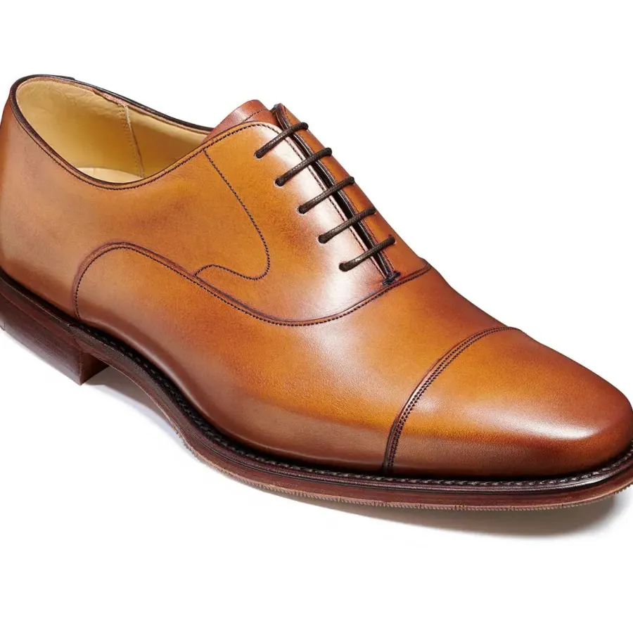 Barker Shoes BARKER Wright Shoes - Mens Oxford Style - Antique Rosewood