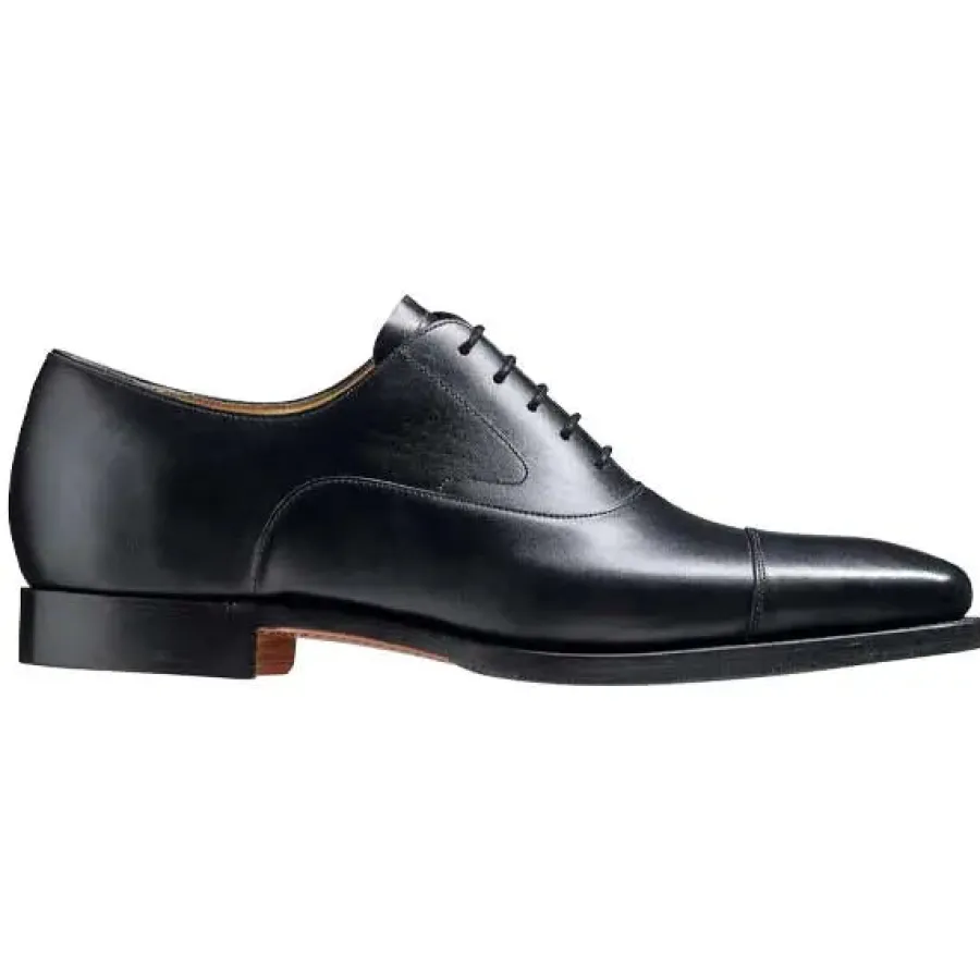 Barker Shoes BARKER Wright Shoes - Mens Oxford Style - Black Calf