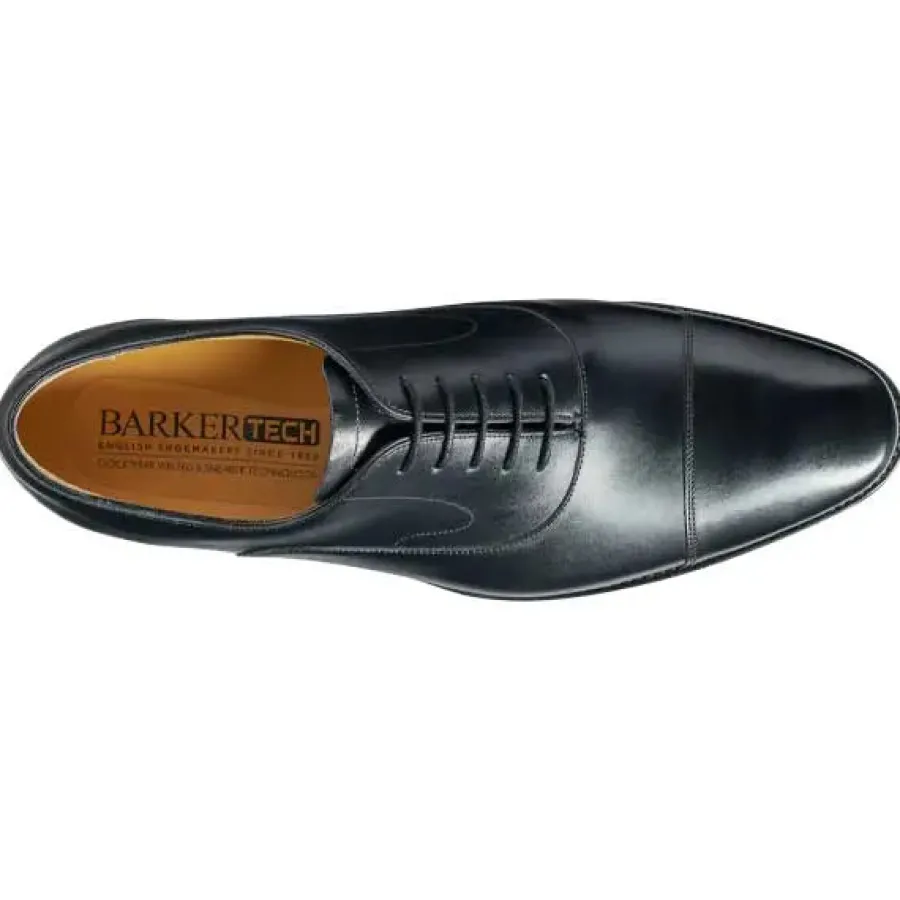 barker_wright_shoes__mens_2-2.webp Barker Shoes BARKER Wright Shoes - Mens Oxford Style - Black Calf