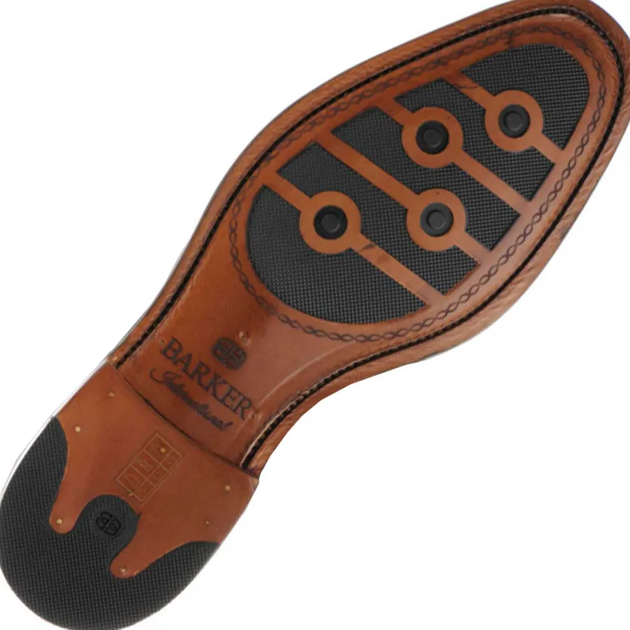 Barker Shoes BARKER Wye Shoes - Mens Derby - Hand Brushed Brown