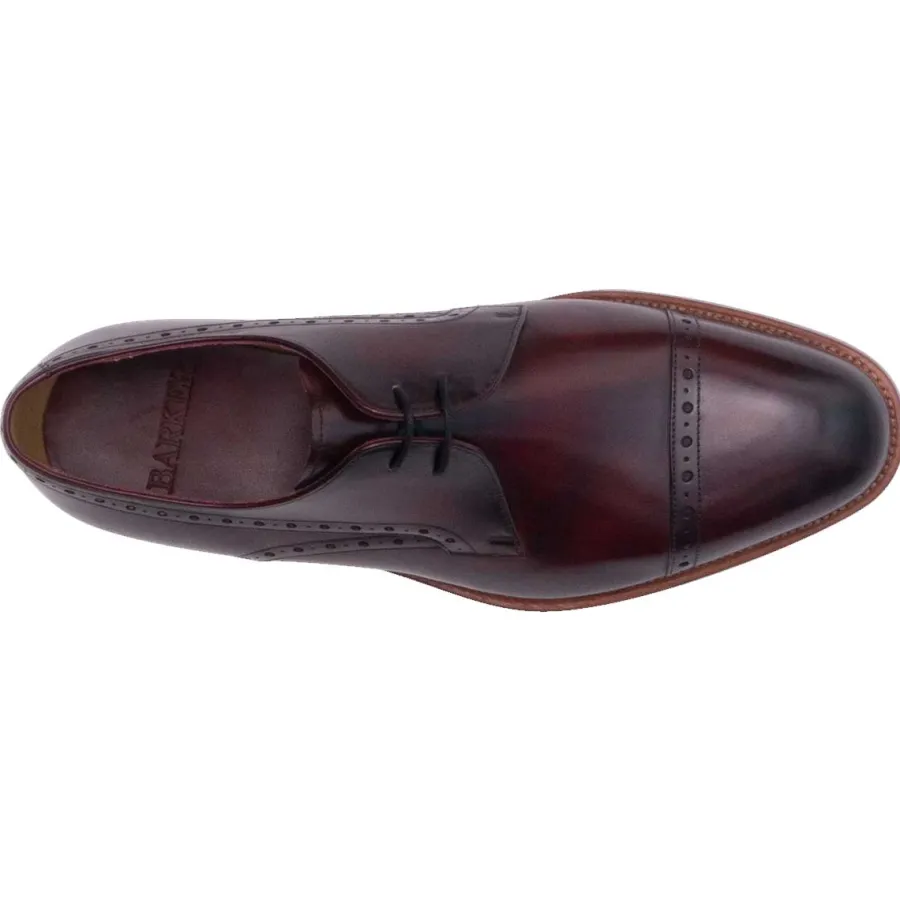 barker_wye_shoes__mens_de_2-1.webp Barker Shoes BARKER Wye Shoes - Mens Derby - Hand Brushed Burgundy