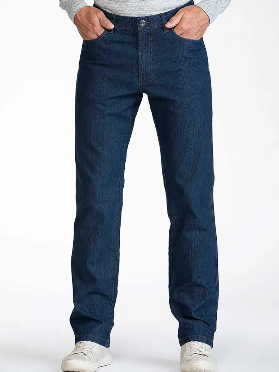 Bruhl Mens Genua III B Light Ring Denim Jeans - Dark Blue