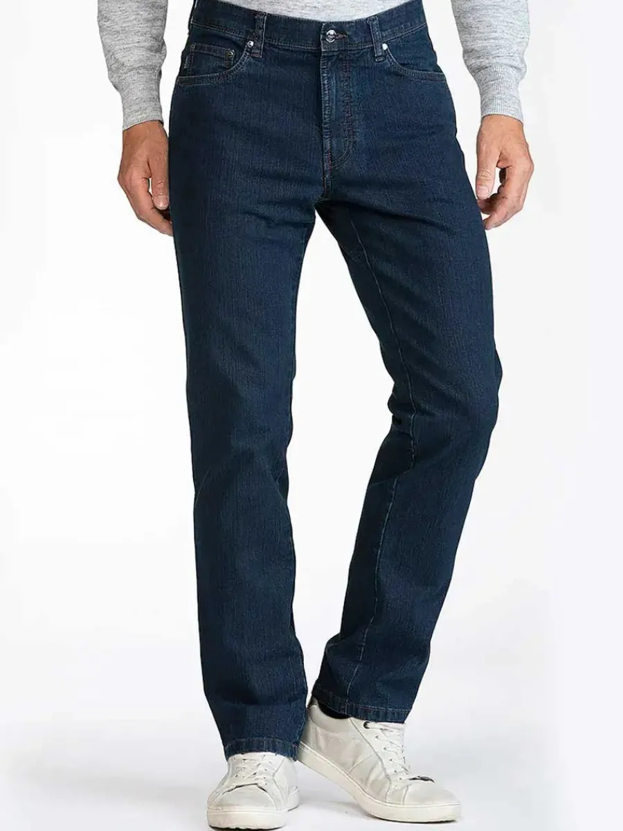 Bruhl Mens Genua III B Light Ring Denim Jeans - Dark Navy