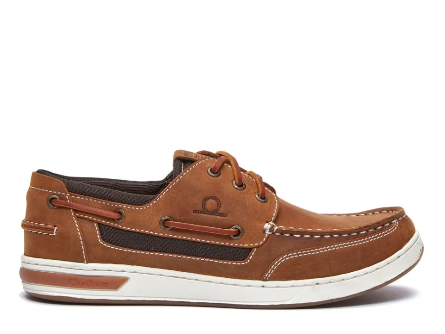 Chatham Buton G2 Leather Boat Shoes - Men's - Walnut/Gum