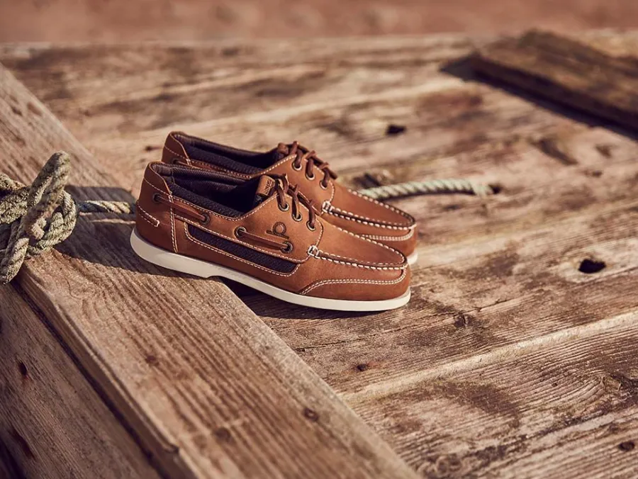 Chatham Buton G2 Leather Boat Shoes - Men's - Walnut/Gum