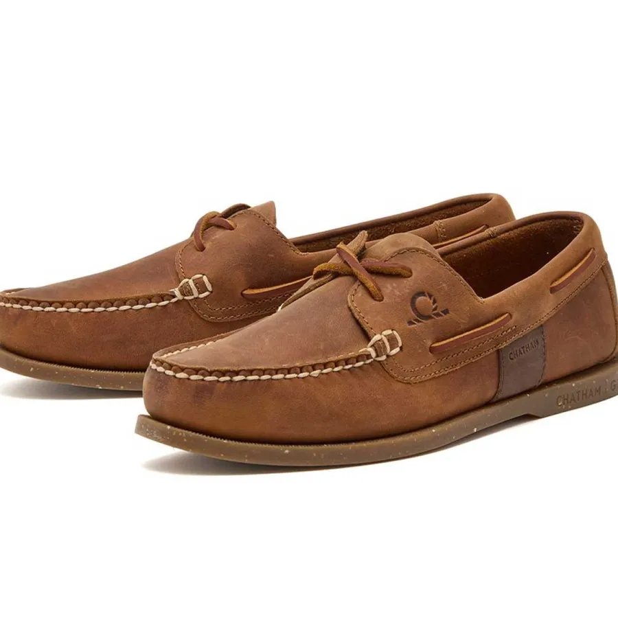 chatham_java_ii_g_leather_2.webp Chatham Java II G2 Leather Sustainable Deck Shoes - Men's -