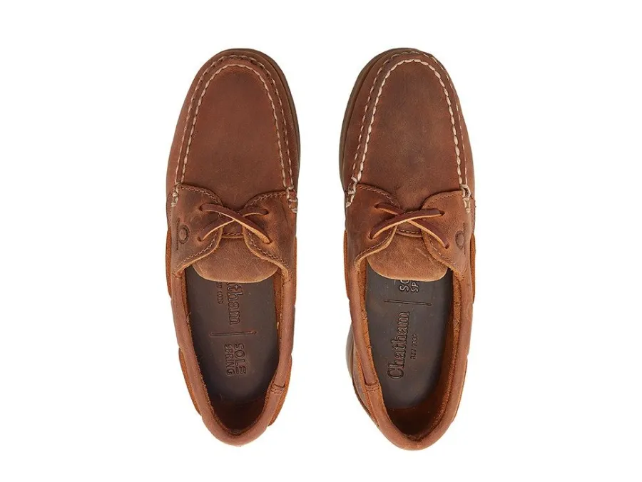 chatham_ladies_java_g_lea_3.webp Women Chatham Ladies Java G2 Leather Sustainable Deck Shoes - Walnut