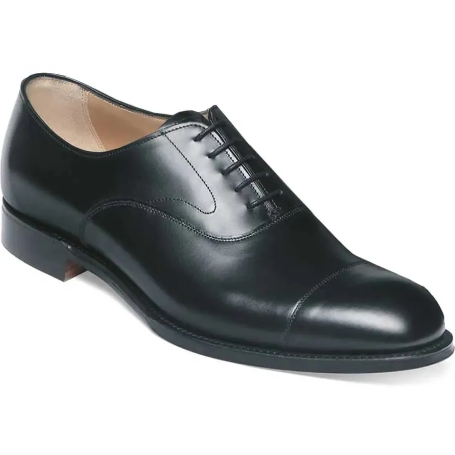 Cheaney Shoes CHEANEY Alfred Shoes - Mens Leather Sole - Black Calf