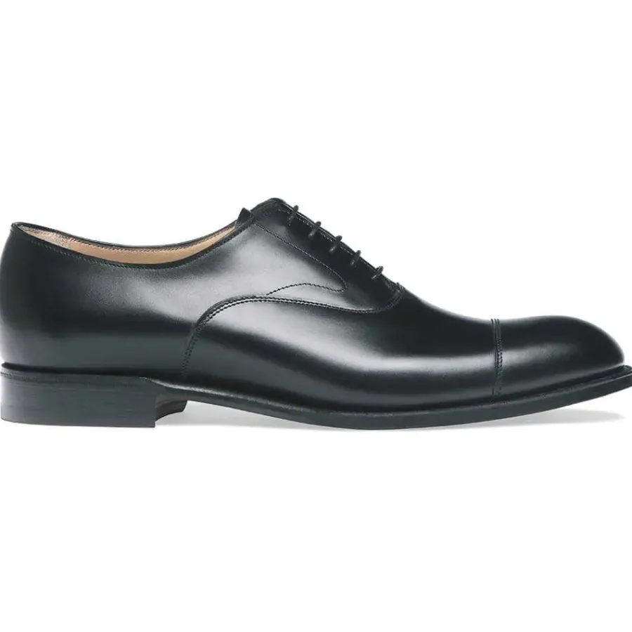 cheaney_alfred_shoes__men_2.webp Cheaney Shoes CHEANEY Alfred Shoes - Mens Leather Sole - Black Calf