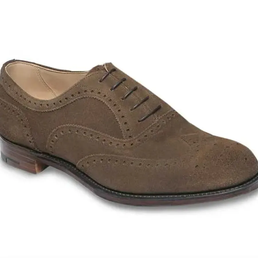 Cheaney Shoes CHEANEY Arthur III Shoes - Mens Brogues - Plough Suede Leather