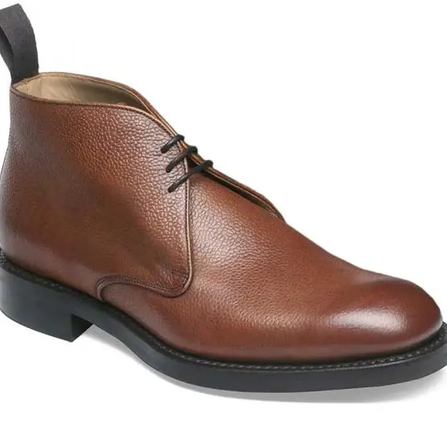Cheaney Shoes CHEANEY Jackie III R Boots - Mens - Mahogany Grain