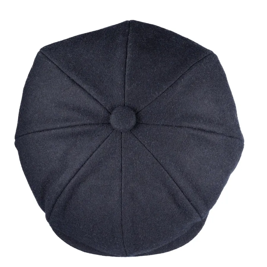 christys__piece_baker_boy_4-1.webp Christys ' 8 Piece Baker Boy Melton Wool Flat Cap -