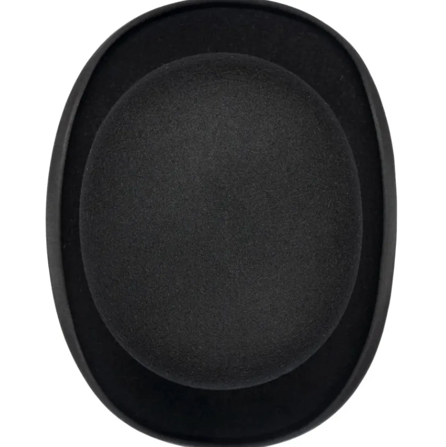 christys_devon_fur_felt_b_7.webp Christys ' Devon Fur Felt Bowler Hat - Adjustable Hunting Pad - Black