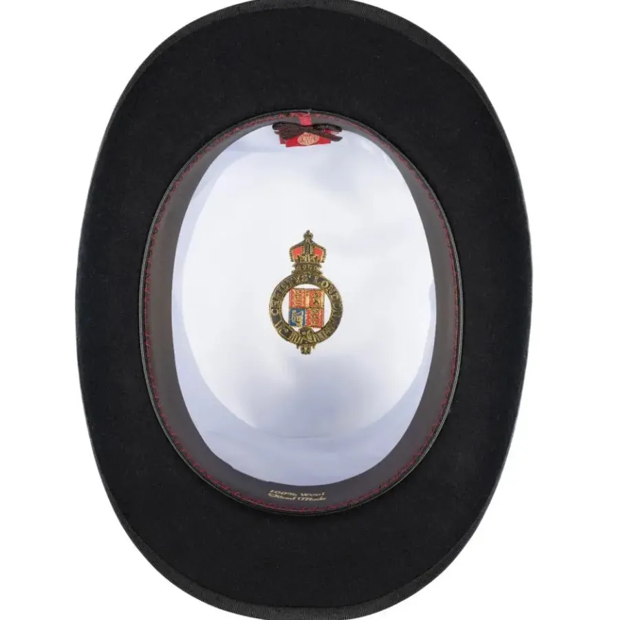 christys_luxury_fur_felt__6.webp Christys ' Luxury Fur Felt Melusine Top Hat - Antique Silk Look - Black