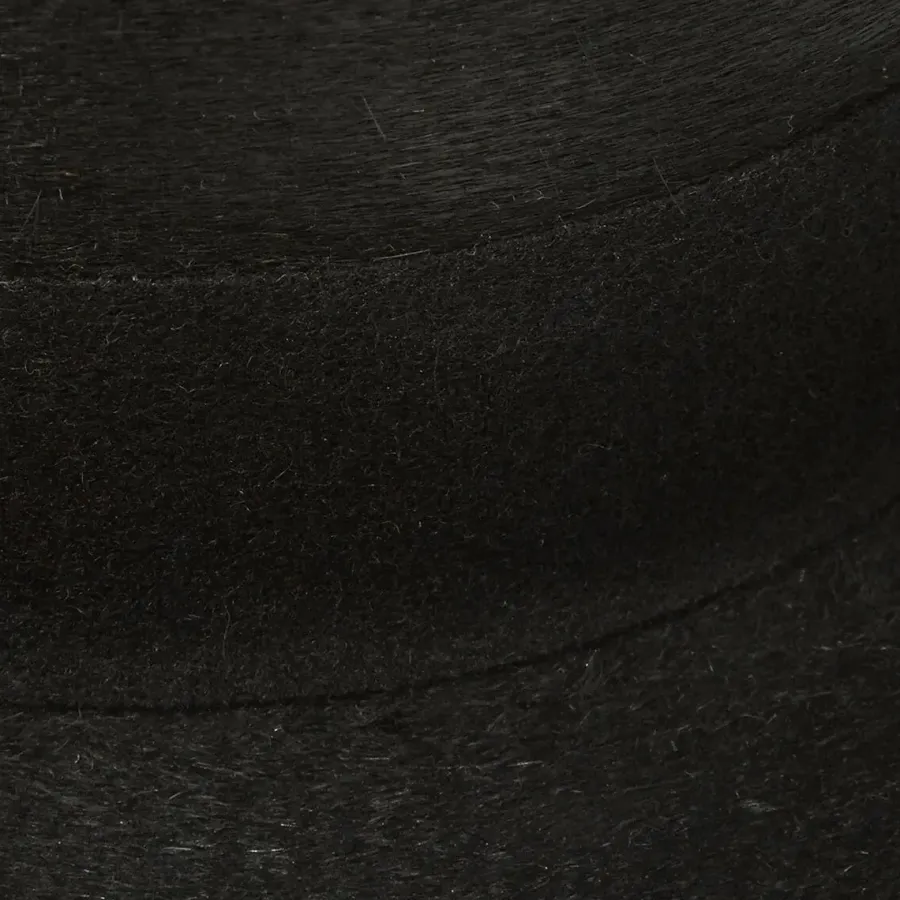 christys_luxury_fur_felt__8.webp Christys ' Luxury Fur Felt Melusine Top Hat - Antique Silk Look - Black