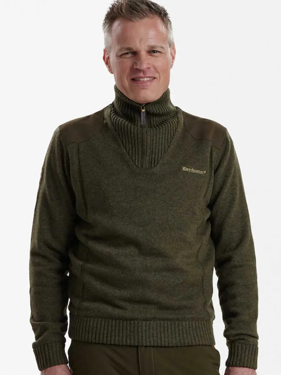 Deerhunter Carlisle Knit with Storm Liner - Mens - Green Melange