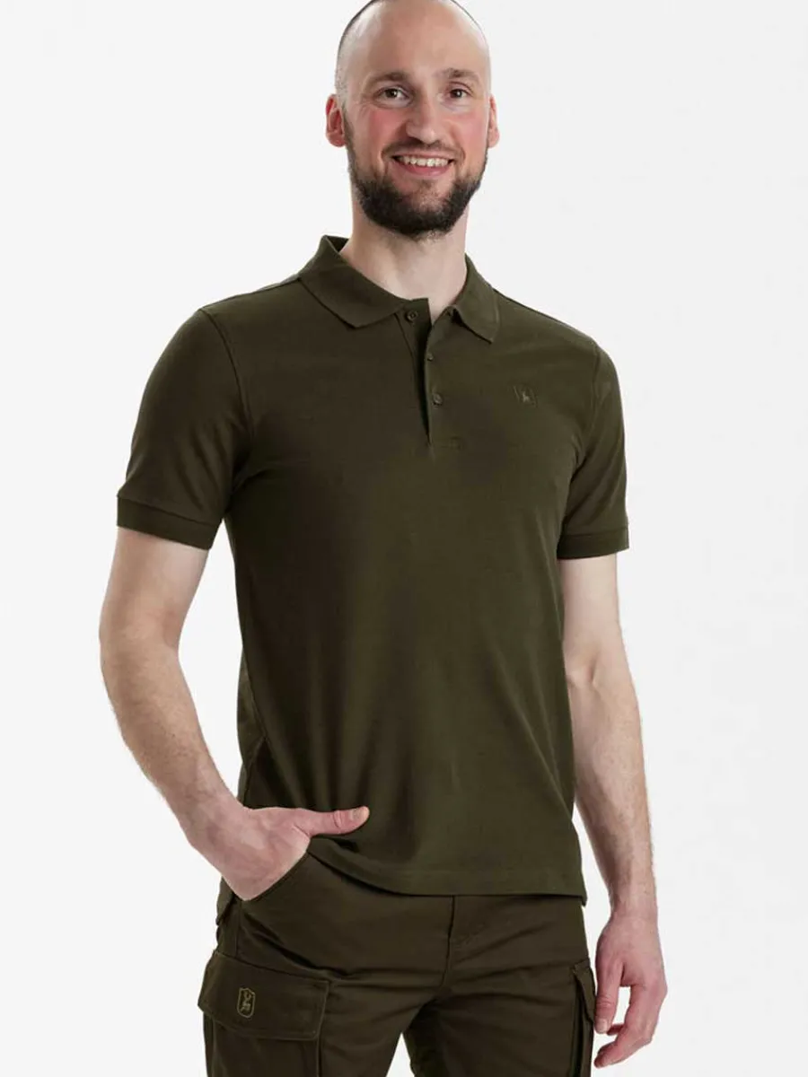 Deerhunter Harris Polo Shirt - Men's - Deep Green