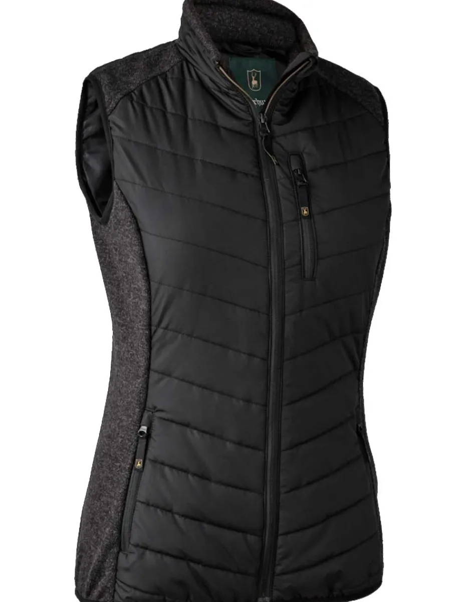 deerhunter_lady_caroline__1.webp Women Deerhunter Lady Caroline Padded Waistcoat with Knit -