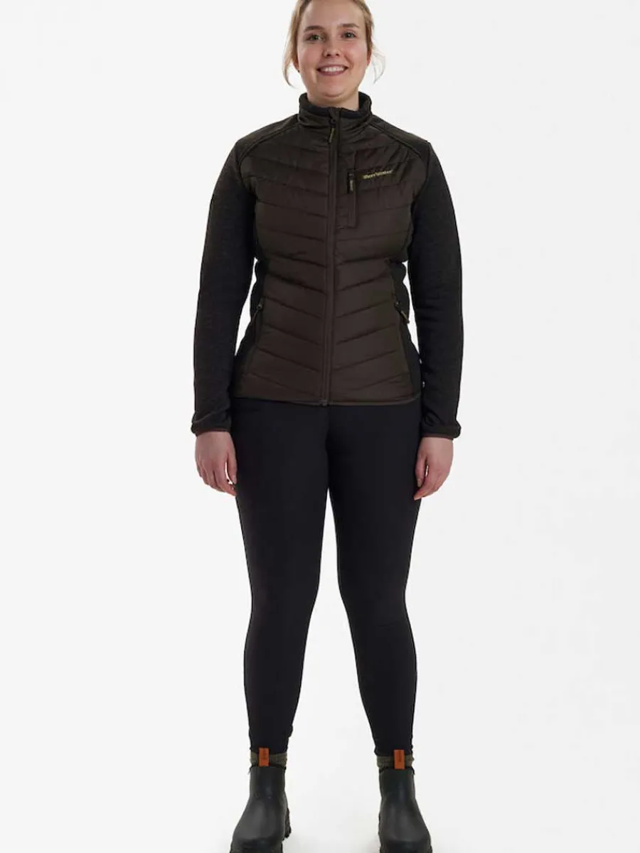 deerhunter_lady_caroline__2-5.webp Women Deerhunter Lady Caroline Padded Jacket - Brown Leaf