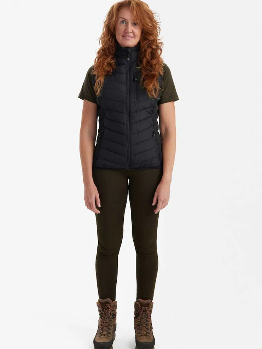 deerhunter_lady_caroline__2.webp Women Deerhunter Lady Caroline Padded Waistcoat with Knit -