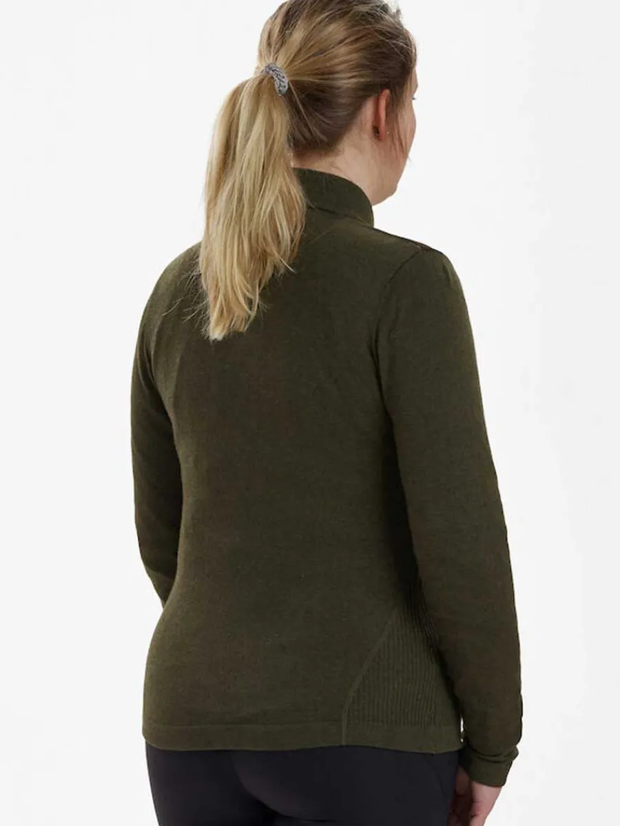 deerhunter_lady_darlingto_1-1.webp Women Deerhunter Lady Darlington Knit Cardigan - Green Melange
