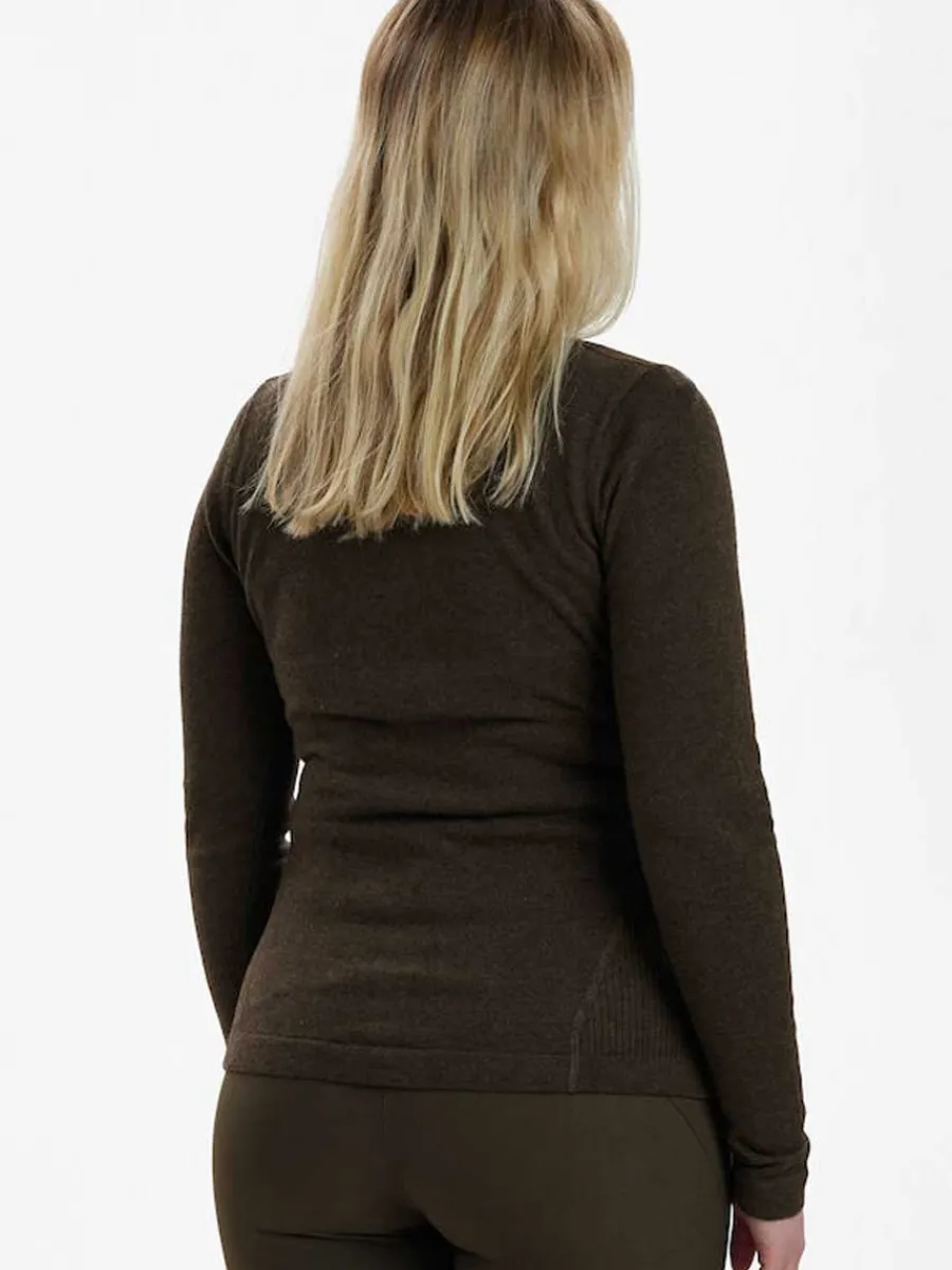 Women Deerhunter Lady Darlington Knit Cardigan - Dark Elm