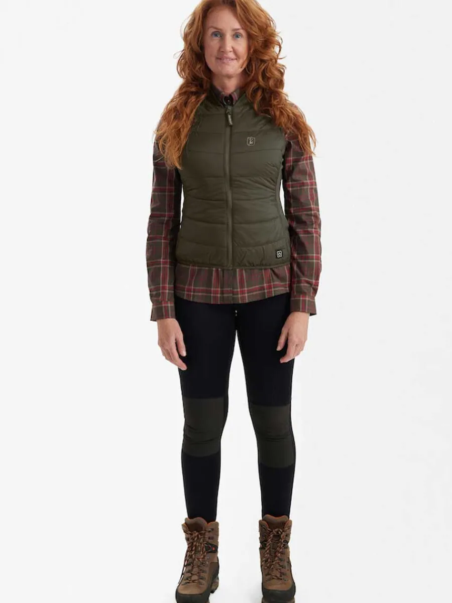 deerhunter_lady_heat_inne_2.webp Women Deerhunter Lady Heat Inner Waistcoat - Deep Green