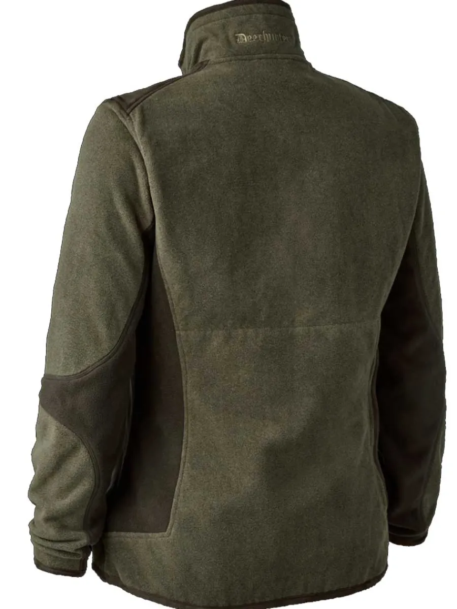 deerhunter_lady_pam_bonde_3.webp Women Deerhunter Lady Pam Bonded Fleece Jacket - Graphite Green