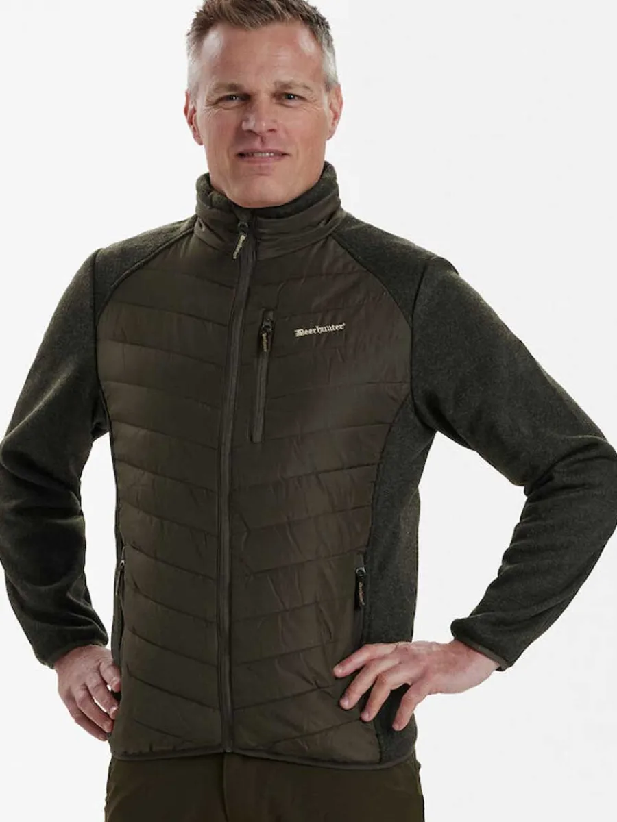 Deerhunter Moor Padded Jacket w.Knit - Mens -