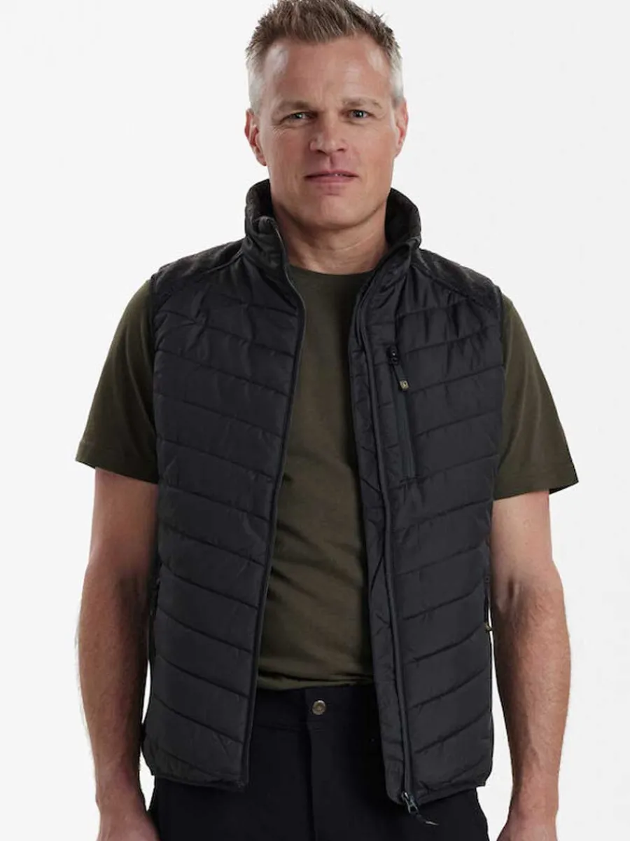 Deerhunter Moor Padded Waistcoat w.Knit - Mens -