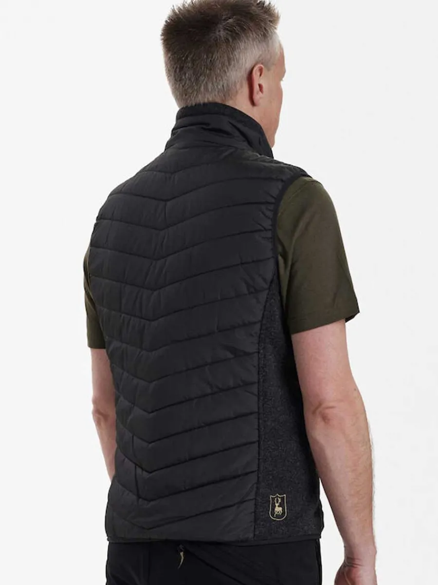 Deerhunter Moor Padded Waistcoat w.Knit - Mens -