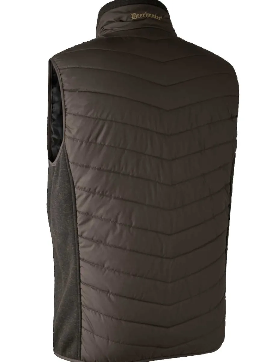 deerhunter_moor_padded_wa_4-1.webp Deerhunter Moor Padded Waistcoat w.Knit - Mens - Brown Leaf