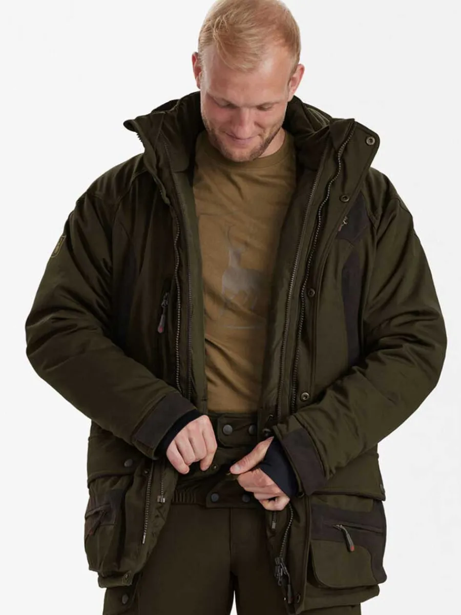 Deerhunter Muflon Long Jacket - Mens - Art Green