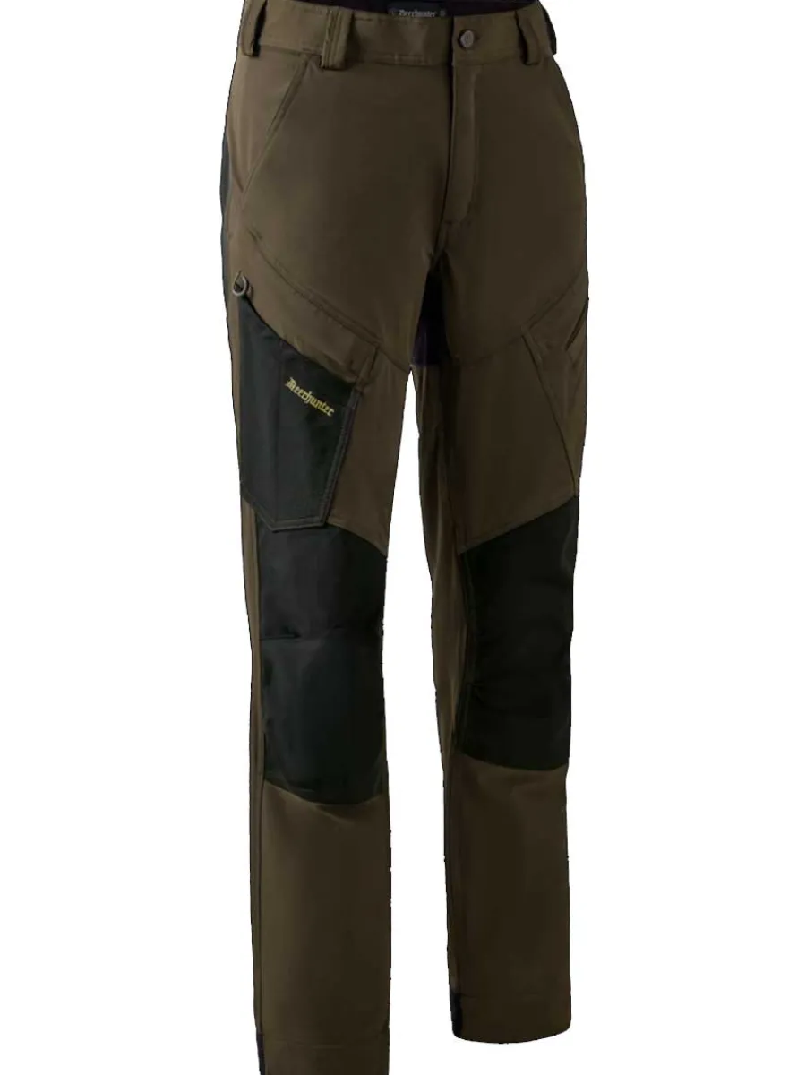 Deerhunter Northward Trousers - Mens - Bark Green / Black