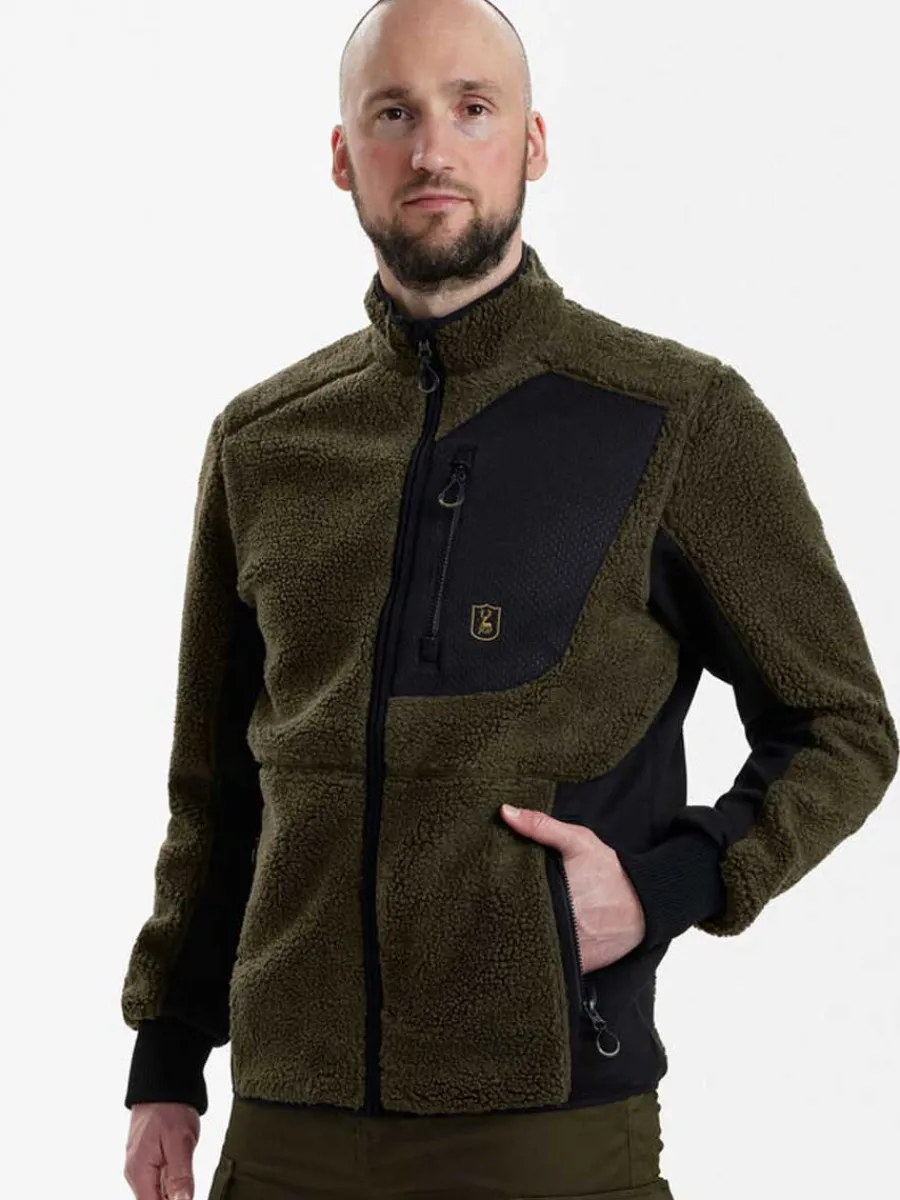 Deerhunter Rogaland Fiber Pile Jacket - Mens - Adventure Green