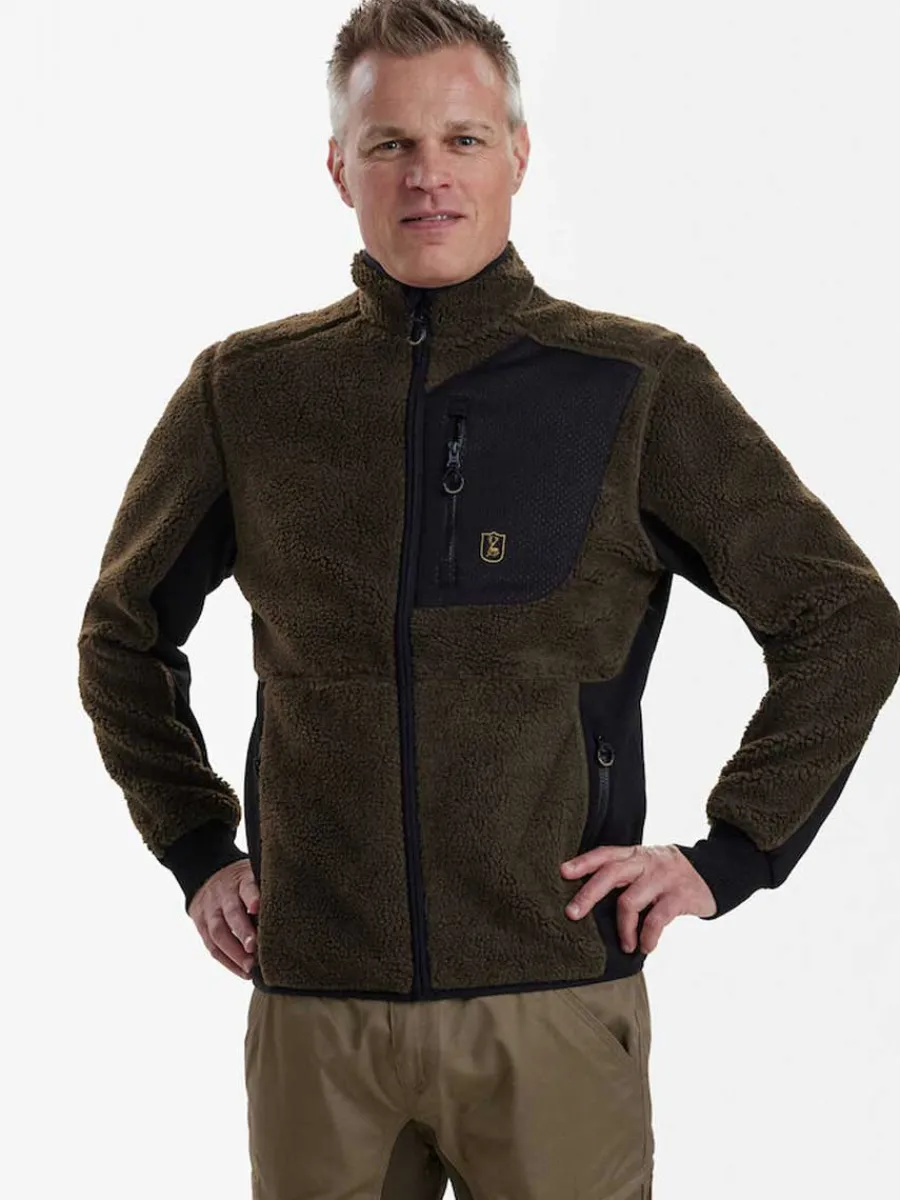 Deerhunter Rogaland Fiber Pile Jacket - Mens - Chocolate Brown