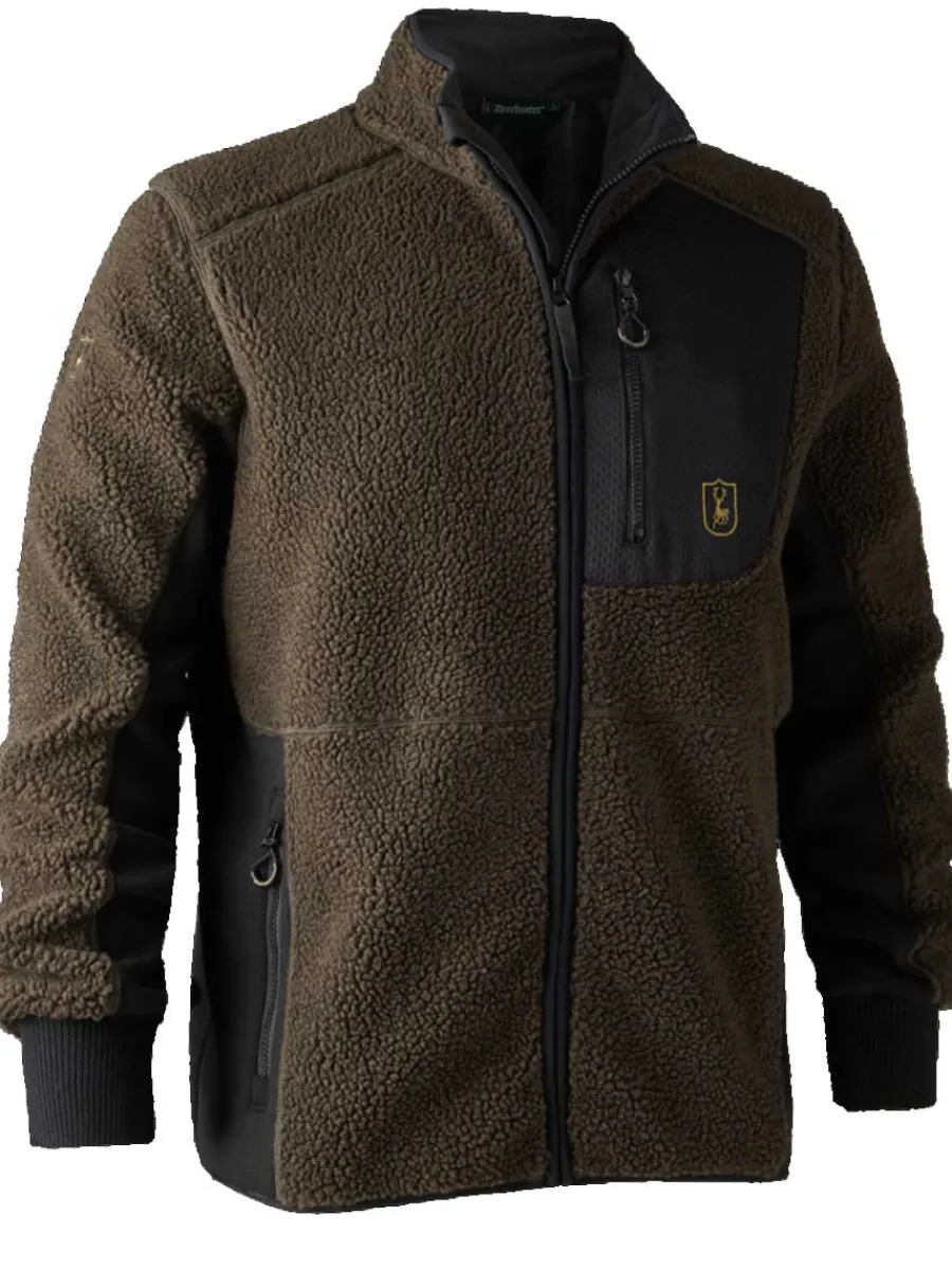 Deerhunter Rogaland Fiber Pile Jacket - Mens - Chocolate Brown