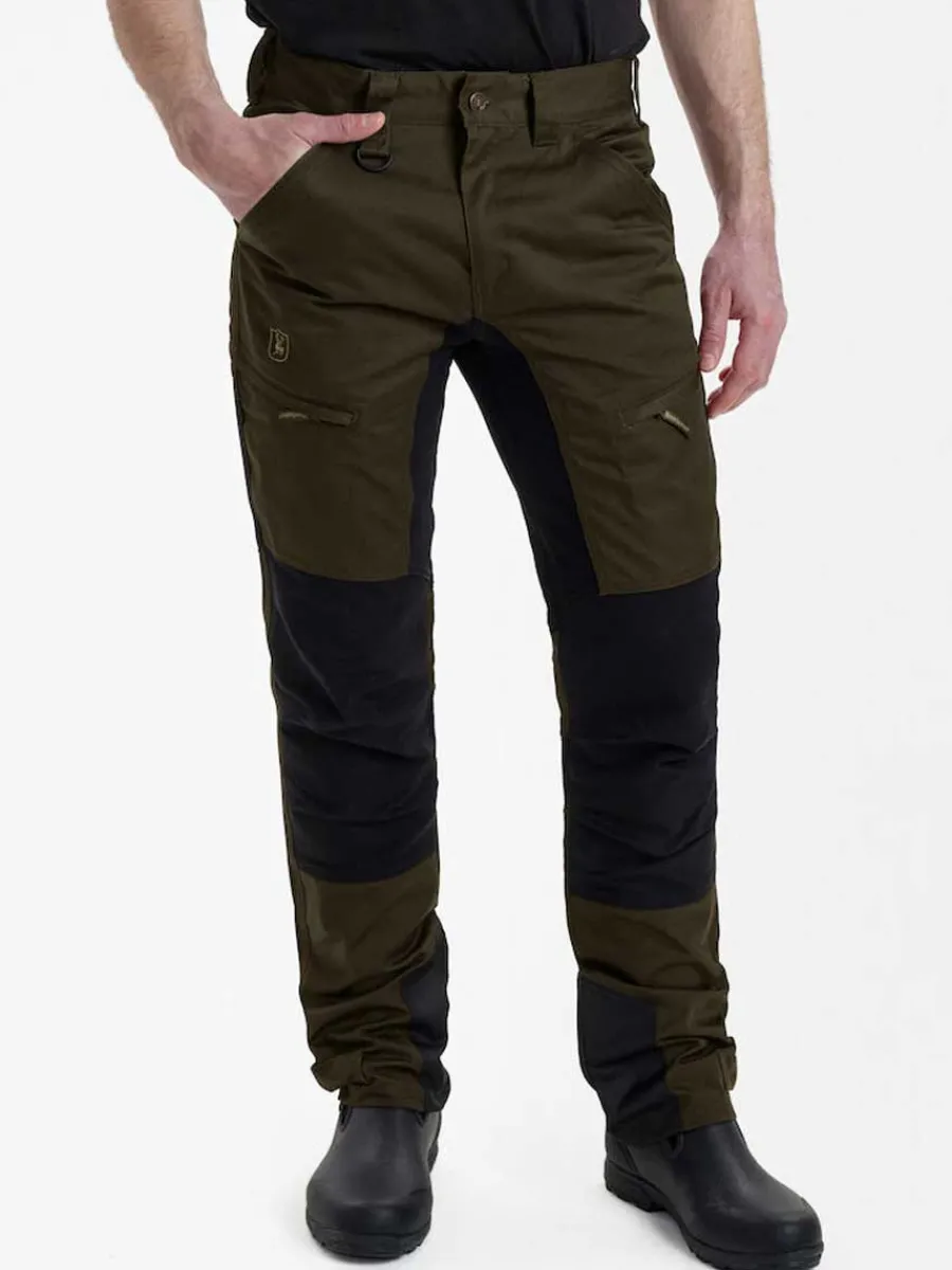 Deerhunter Rogaland Stretch Trousers Contrast - Men's - Adventure Gree
