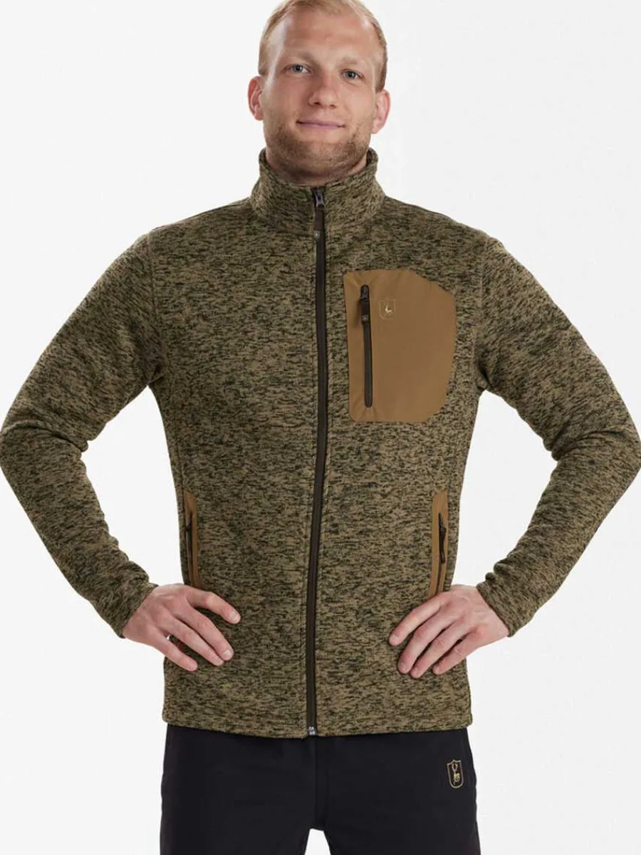 Deerhunter Sarek Knitted Jacket - Men's - Butternut Melange