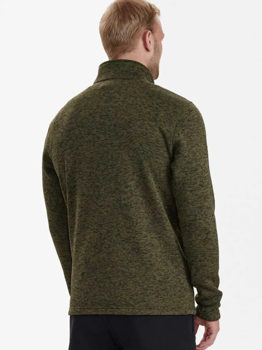 Deerhunter Sarek Knitted Jacket - Men's - Olive Night Melange